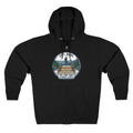 Adventure Camp Zip Hoodie — Seaside Cabin Graphic