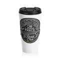 Stainless Travel Mug — The Long Table Social Club Logo Outdoor Adventure Thermos