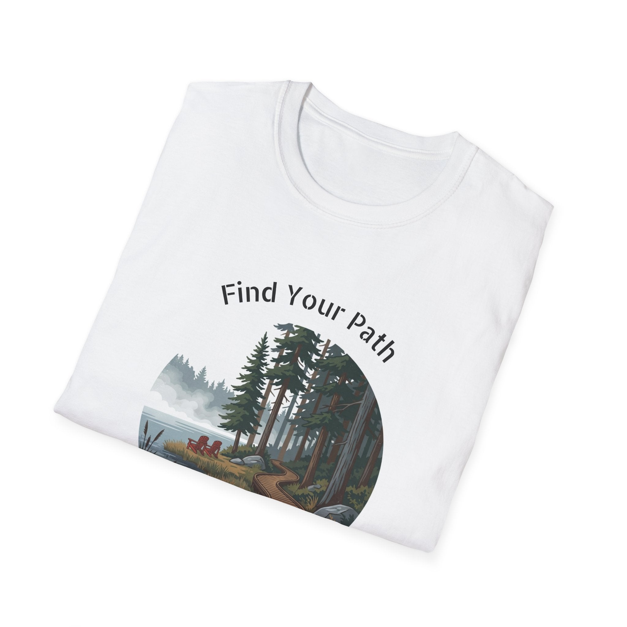 Kejimkujik National Park Scenic T-Shirt — Canoe Trail Forest Lake Design