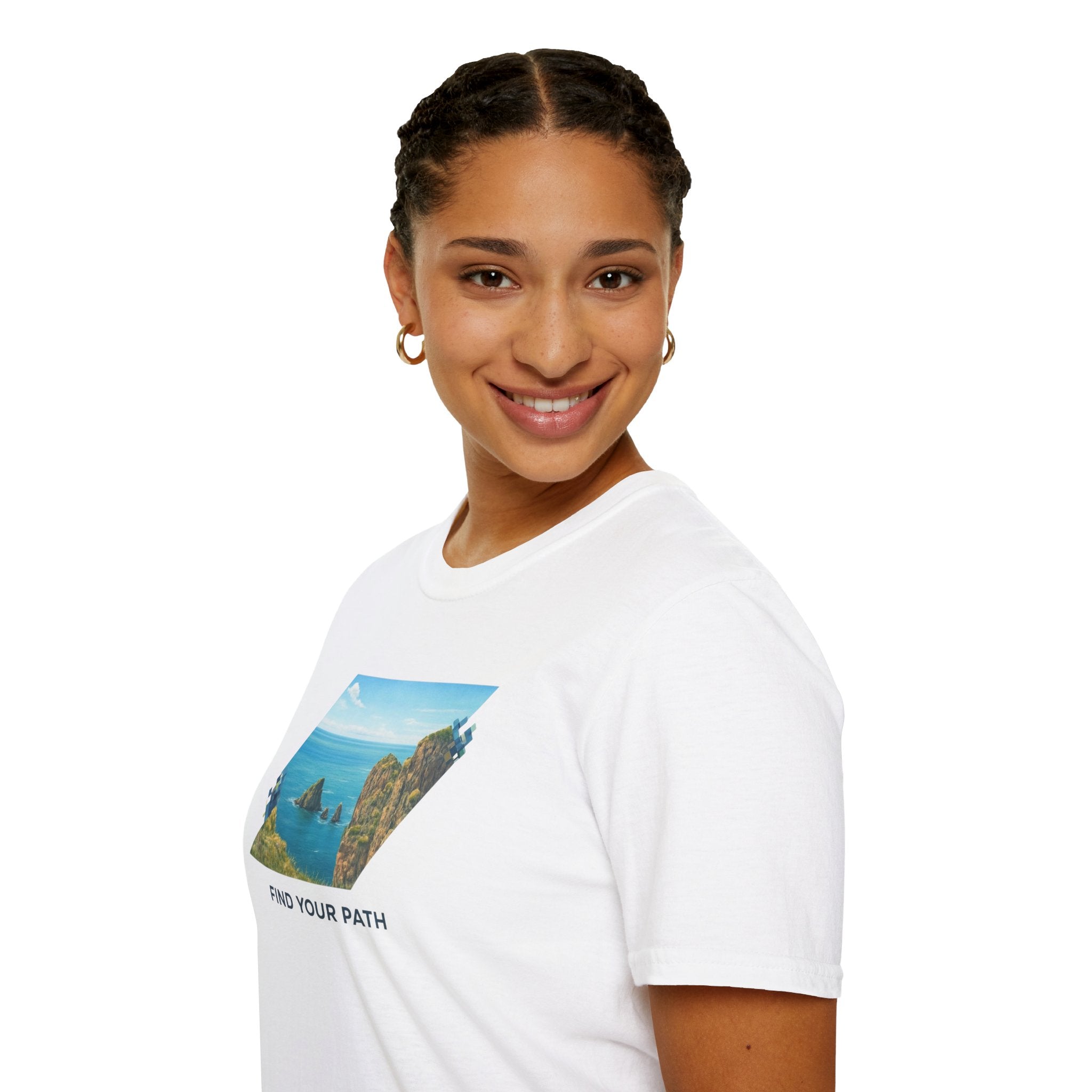 Find Your Path Tee — Scenic Coastal Hiking T-Shirt — Cape Split, Nova Scotia