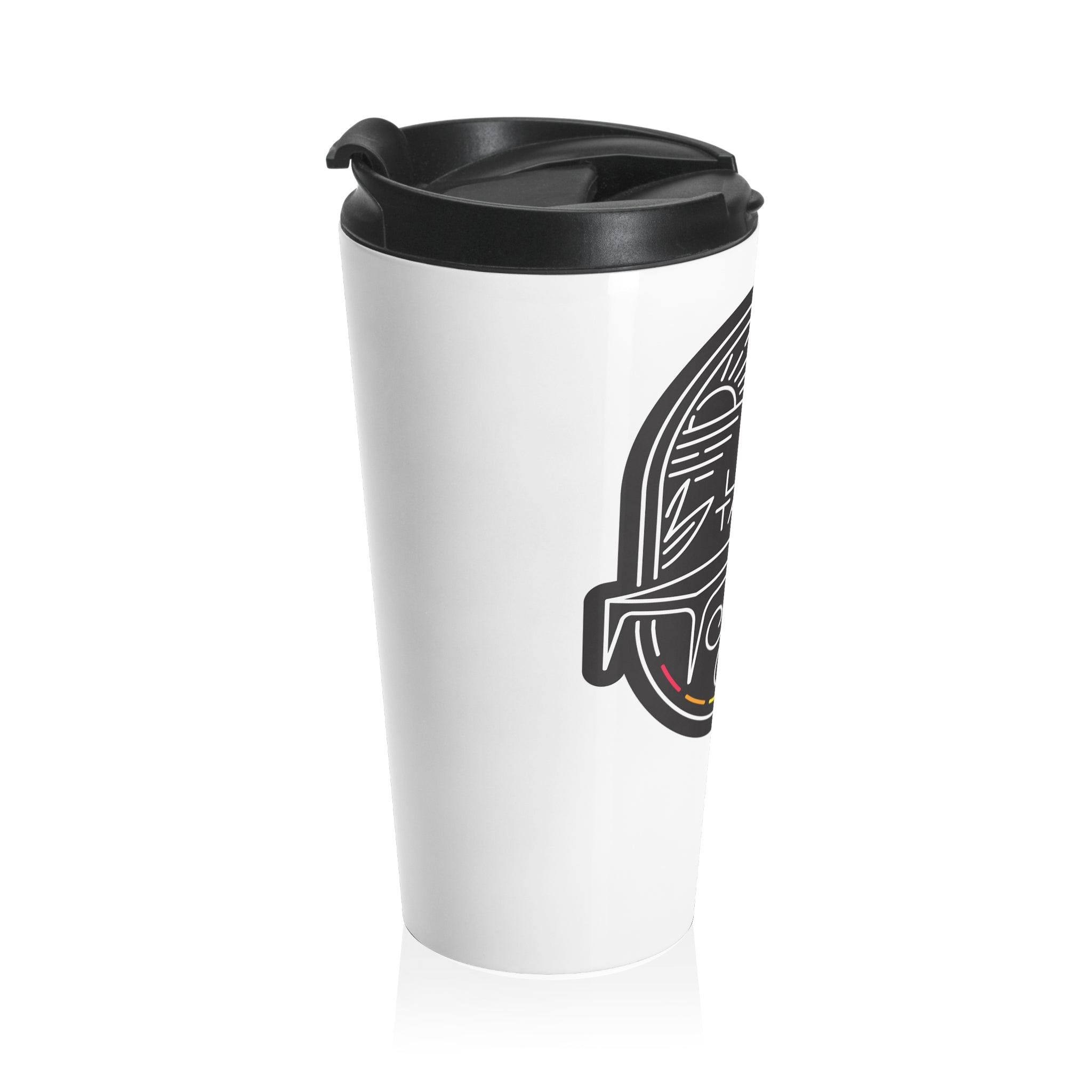 Stainless Travel Mug — The Long Table Social Club Logo Outdoor Adventure Thermos