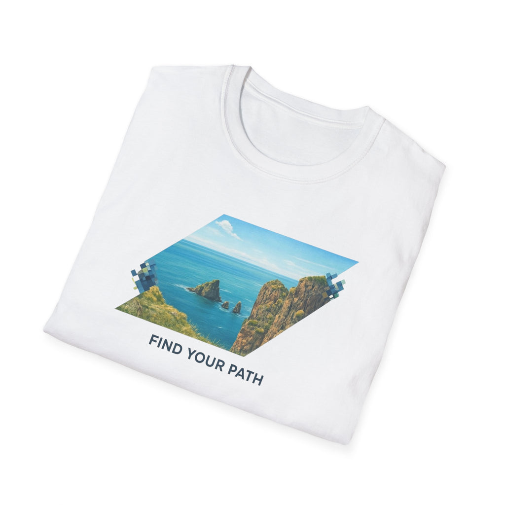 Find Your Path Tee — Scenic Coastal Hiking T-Shirt — Cape Split, Nova Scotia