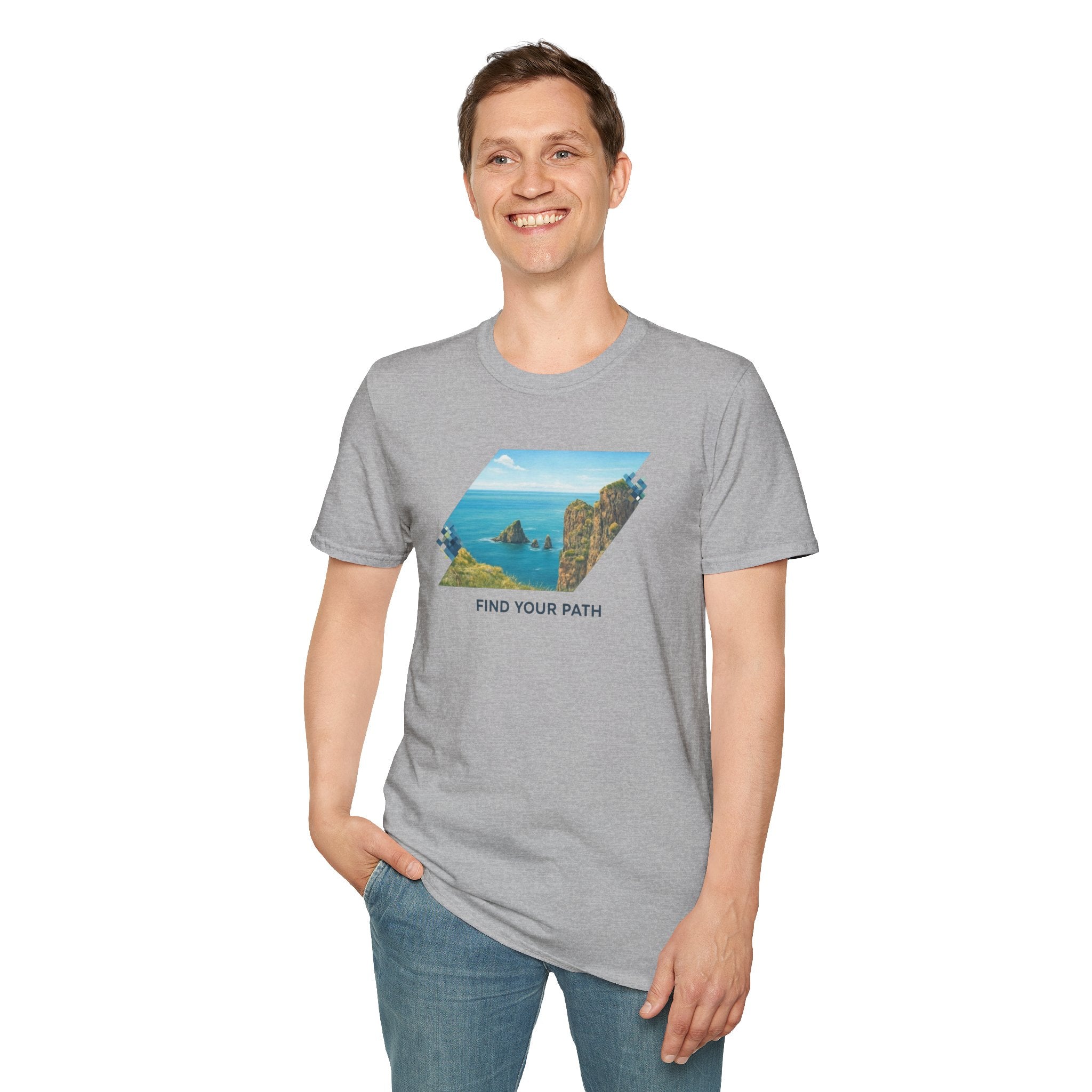 Find Your Path Tee — Scenic Coastal Hiking T-Shirt — Cape Split, Nova Scotia