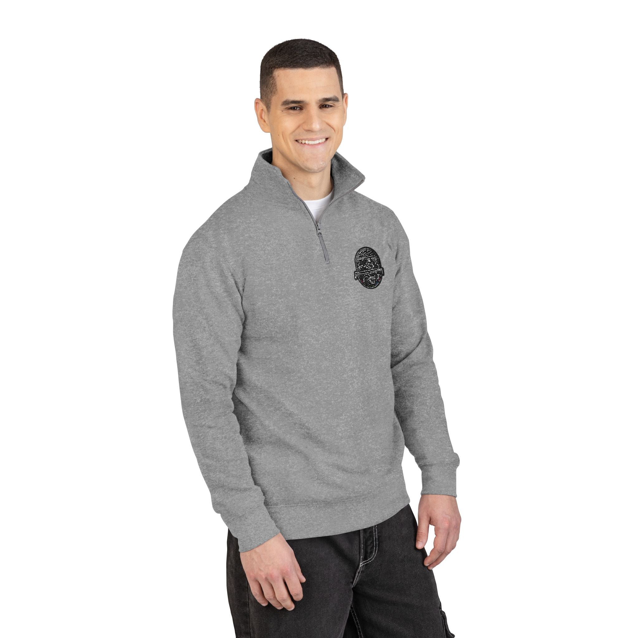 The Long Table Social Club Fleece Pullover — Embroidered Athleisure Pullover